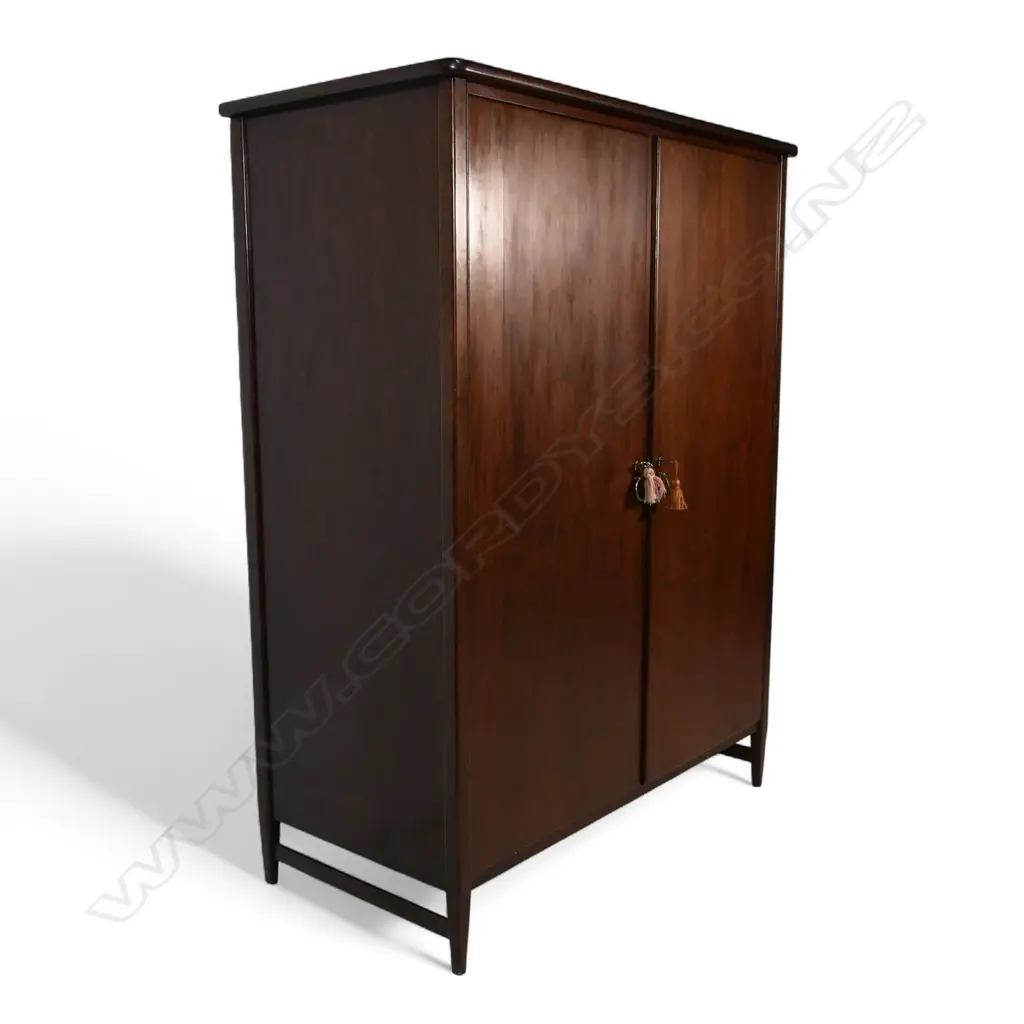 A Chinese Ming-style mahogany wardrobe, Image 1++